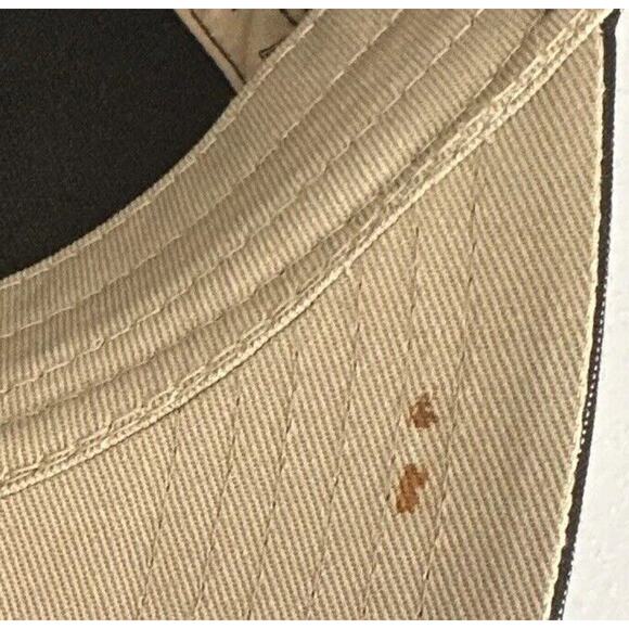 Legendary Headwear Golf Course Cap Hat Black Pinstripes Adjustable Strapback - Picture 6 of 7